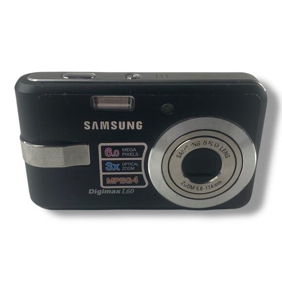 Samsung Digimax L60 6MP Digital Camera with 3x Optical Zoom No Battery Untested - Picture 1 of 5